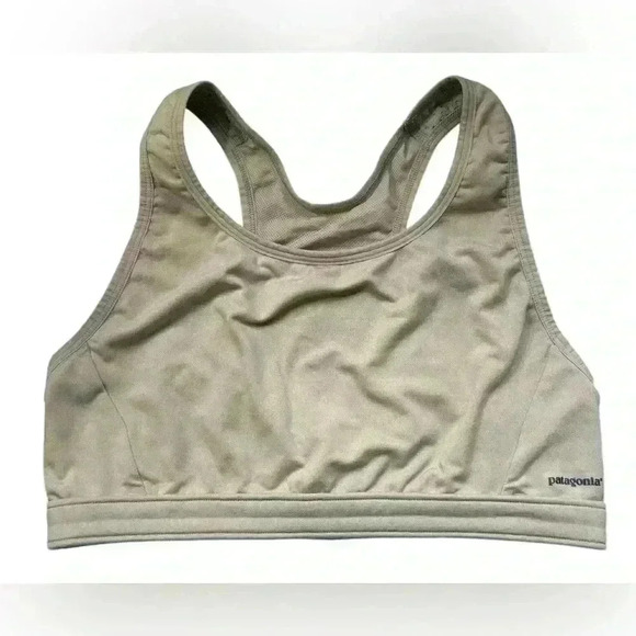 Patagonia Other - PATAGONIA Capilene Desert Tan Sport Top Sports BRA Womens Size Large